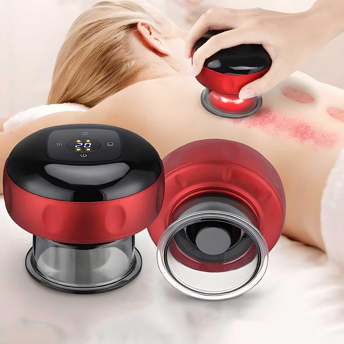 Electric Cupping Therapy Machine – 12-Level Suction & Heat
