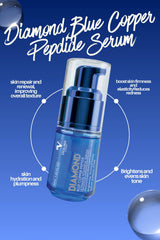 Diamond Blue Copper Peptide Serum - Advanced Skin Restoration Formula