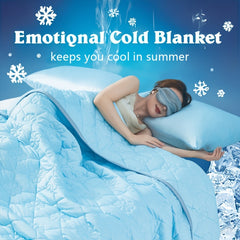 Cooling Blanket for Hot Sleepers – Extra Large Lightweight Breathable Summer Comforter
