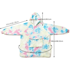 Oversized Wearable Blanket Hoodie – Soft & Warm